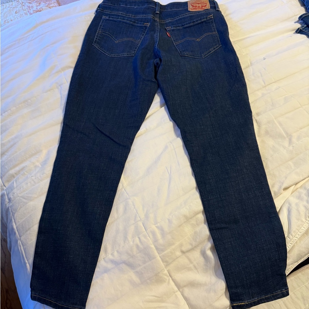 Dark Blue Denim Jeans